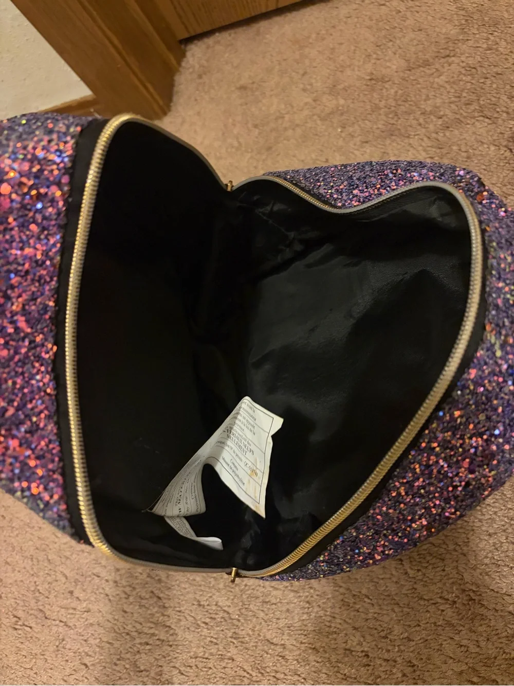 Glitter Mini Backpack - Purple Sparkle